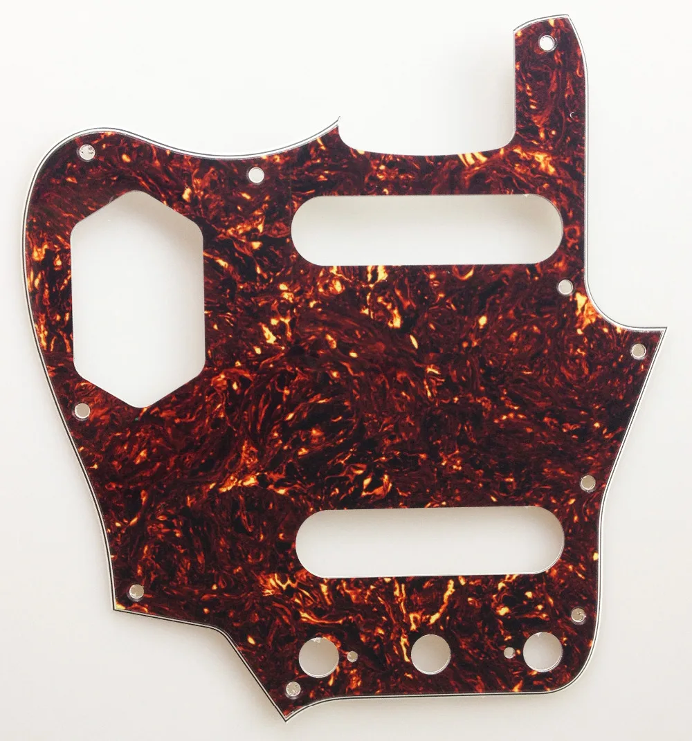 Pleroo Custom Guitar Pickgaurd Scratch Plate - For US Left Hand Jaguar Guitar Pickguard Scratch Plate