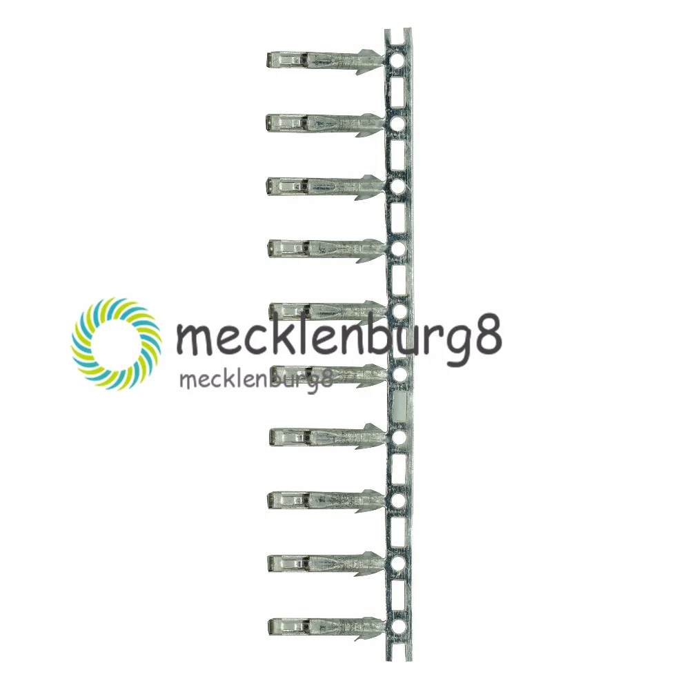 100 قطعة دوبونت سلك توصيل معزز كابل الإسكان أنثى دبوس كونتور محطة 2.54 مللي متر جديد