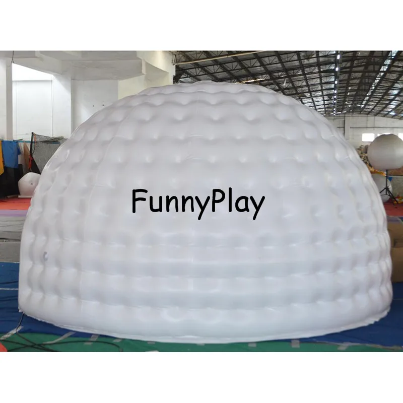 outdoor camping Luxury tent white bubble house Inflatable tent Creative round inflatable beach wedding Tent