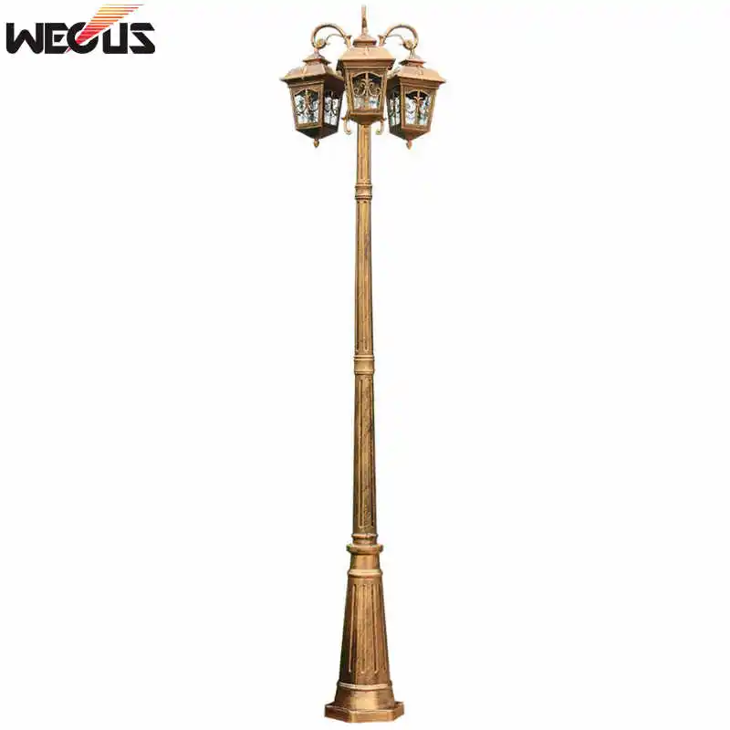 

(H≈2.6M) European Antique Garden Garden Lamp Rural Style Garden Residential Road Lighting