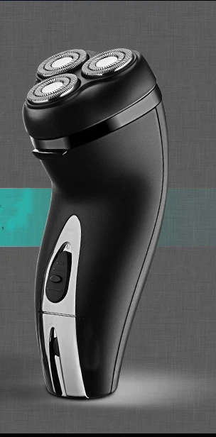 Electric Rechargeable Shaver Mens Rotate Three-beard Shaver Electric Easy Shave Quick Shave Comes With Knife Angle Post Sale