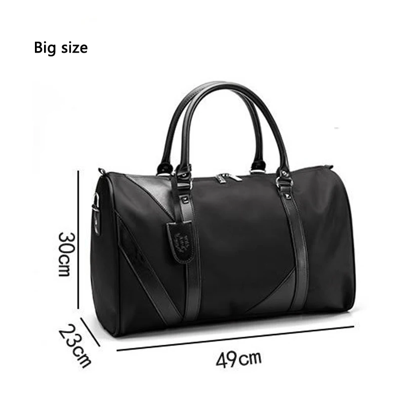 New Casual Waterproof Nylon Men Travel Bags Overnight Duffel Bag Weekend Travel Large Tote Crossbody Travel Bags Wholesale