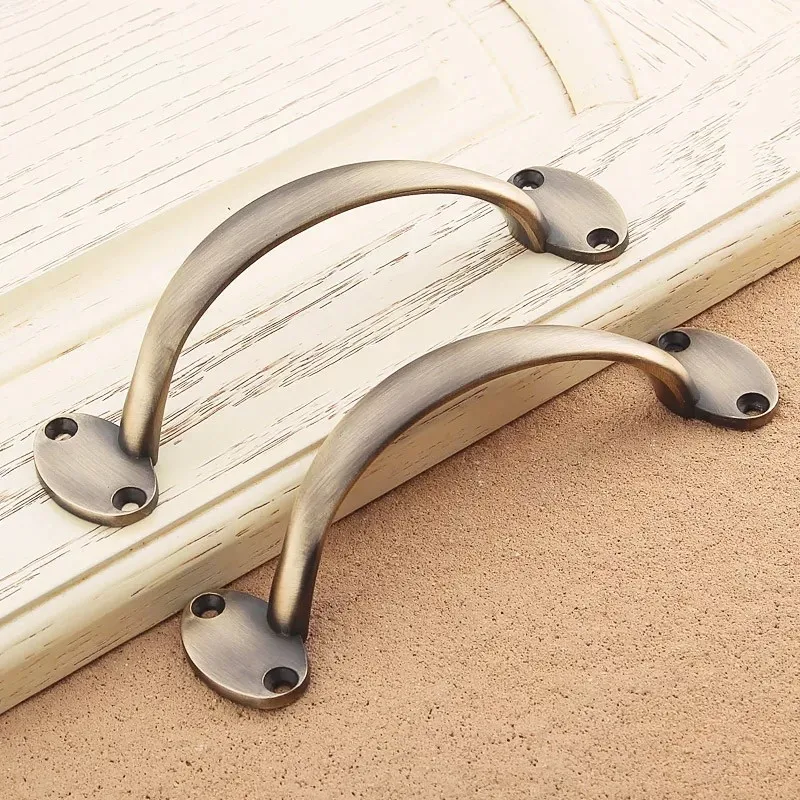 

Free shipping Vintage furniture handles 140mm Drawer closet cabinet pull Dresser cupboard door knob Antique brass kitchen handle