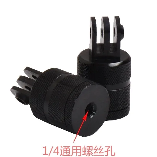 360 graden draaibare roterende metalen statiefadapterconnector voor Gopro Hero 13121109   Xiaomi Yi 4K SJ8/6 Eén X3 X4 Accessoires