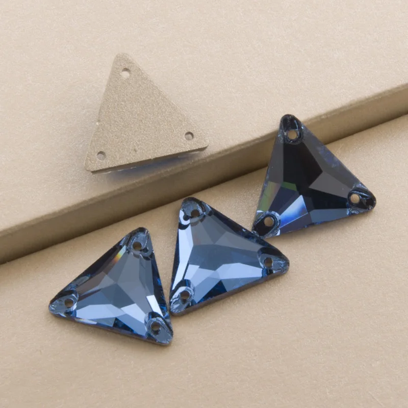 YANRUO 3270 Dreieck DIY Nähen Kristall Strass Nähen Auf Steine Glas Perlen Flache Rückseite Strass Genäht Für Kleidung – Detail 7