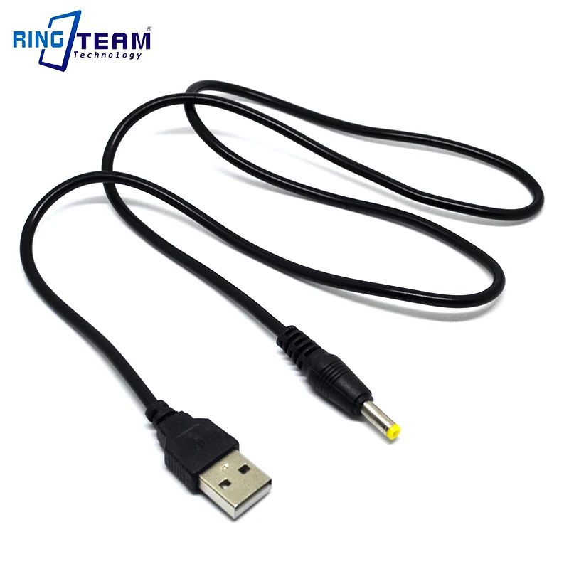 80CM Power USB Charger Cable DC 4.0mm Plug DC4017 Charging for PSP PSP100 PSP110 Game Player 5V2A