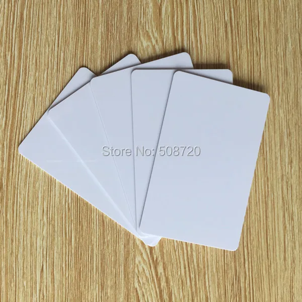 125KHZ Blank white printable PVC Platic card ID TK4100 RFID EM4100 Card