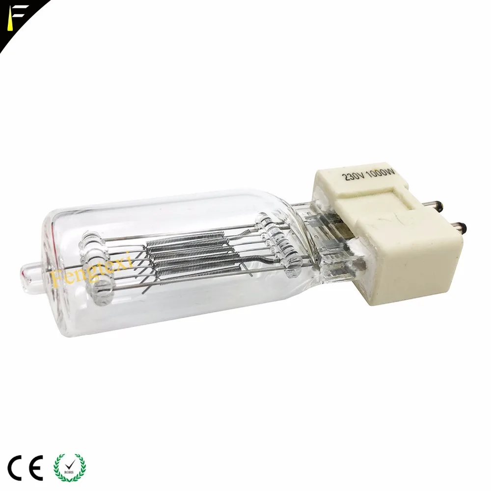 Studio Quartz Lamp 6995P 1000W Socket GX9.5 CP / 70 (CP / 24) Quartz Lamp Special Bulb Photography Bulb 3200K Return Light 1000w