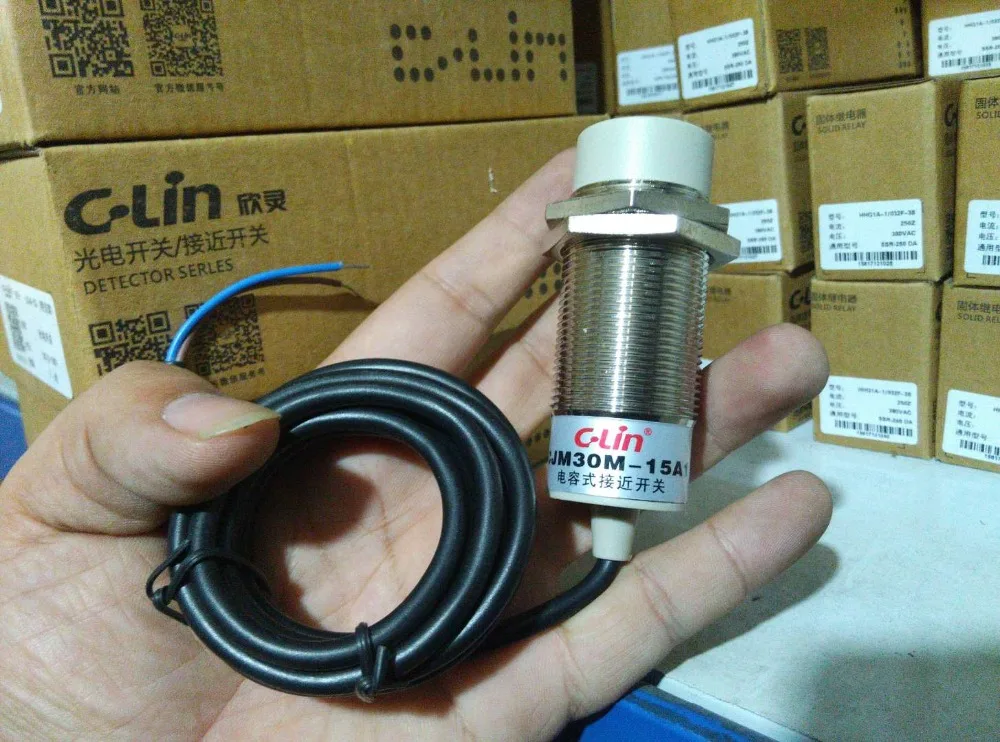 Brand new original authentic C-Lin CJM30M-15A1 Capacitive AC two-wire Normally open type Proximity switch