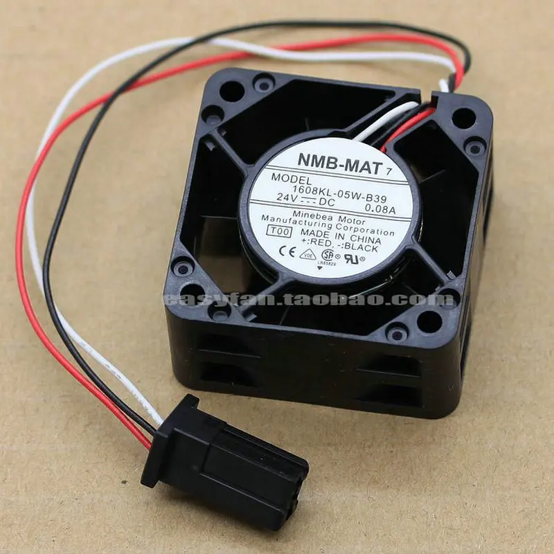 NMB-MAT 1608KL-05W-B39 24Vdc 0.08A Servo driver fan with Fanuc interface 2pcs in pack