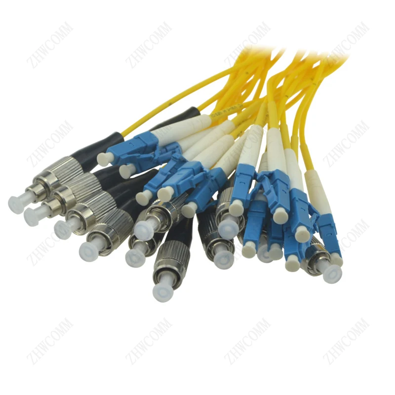 ZHWCOMM LC-FC 12 core branch fiber optic patch cord FTTH Fiber optic Indoor Cable