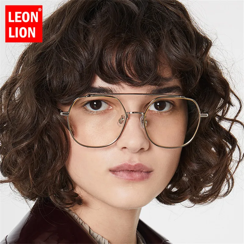 LeonLion 2023 Men Sunglasses Brand Designer Glasses Women Round Luxury Retro Glasses Vintage Driving Mirror Oculos De Sol Gafas