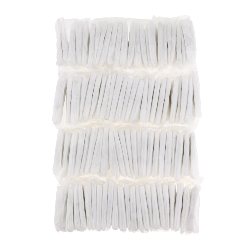 100Pcs Women Bikini Wax Disposable Panties Thong Underwear T-string Underpants Individually Wrapped - White & Blue Optional