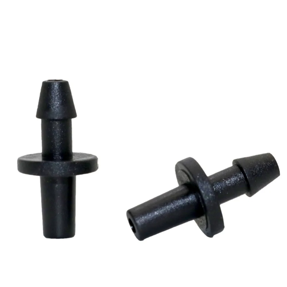 Greenhouse 4 mm Single Barb Straight Connector Garden Water Quick Connector Drip Irrigation Fittings Agriculture Tools 50 Pcs