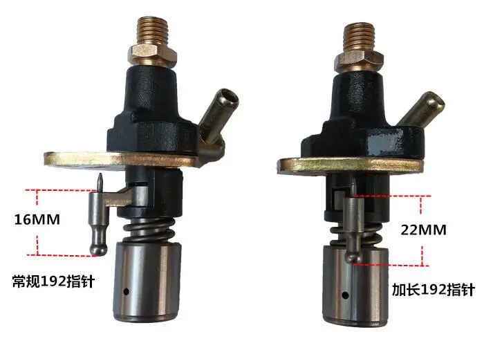 Free shipping 192F injection pump 16mm 22mm injector pump sell suit for kipor kama diesel engine