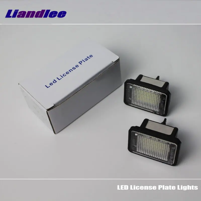 

Liandlee Car License Plate Lights For Mercedes Benz GLK200/GLK220/GLK250/GLK320/GLK350 Auto Frame Lamp Bulb LED Accessories