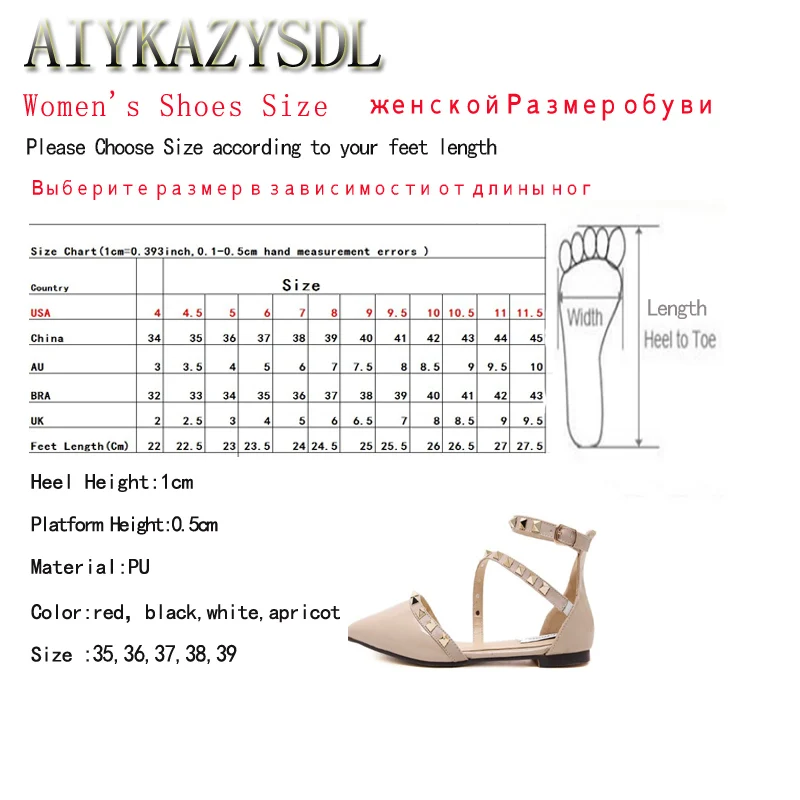 Aiykazysdl Women Pointy Toe Oxfords Flat Heel Shoes Ankle Wrap Rivets Studs Ballet Flats Cut Out Shoes Moccasins Hollow Sandals