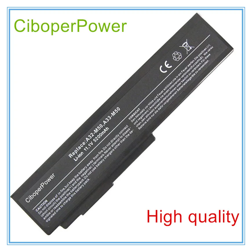 A32-N61 Battery for N61 N61J N61D N61V N61VG N61JA N61JV M50s N43S