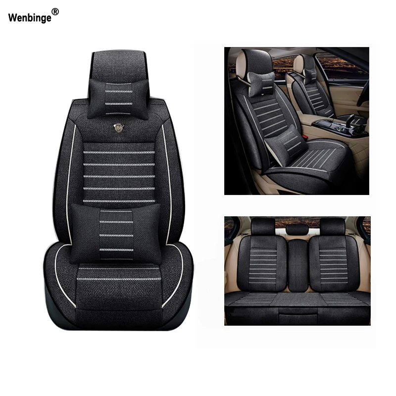 Breathable car seat covers For  Jeep Grand Cherokee Wrangler Patriot Cherokee Compass commander car accessories sticker