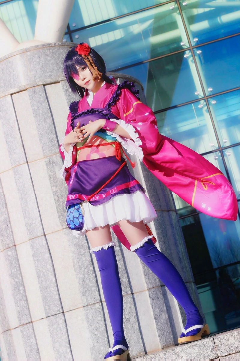 Anime Love Chunibyo & Other Delusions Chuunibyou demo Koi ga Shitai Rikka Takanashi kimono Cosplay Costume