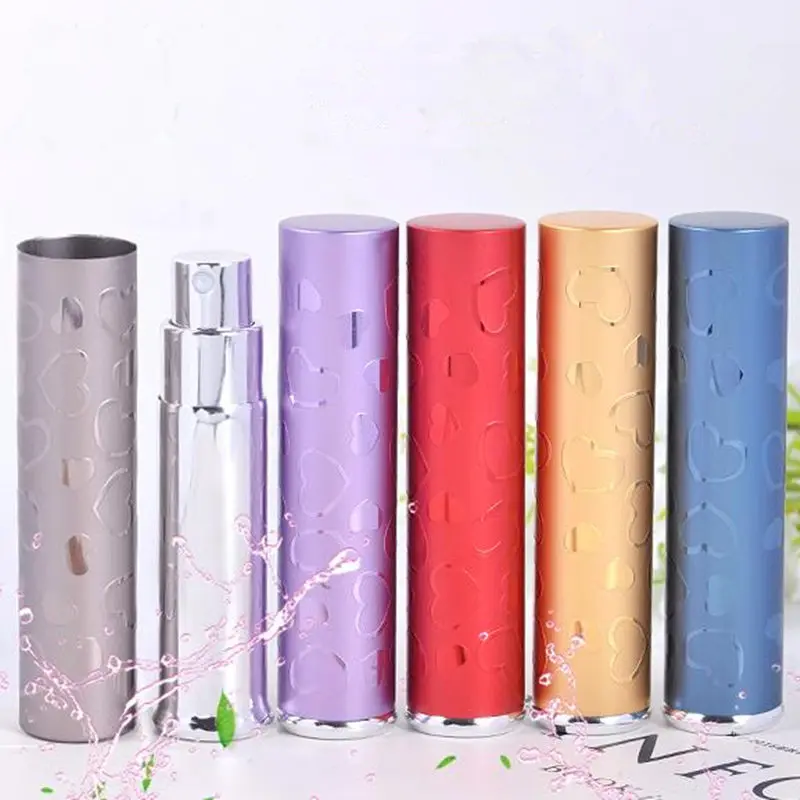 6ML Refillable Perfume Bottle With Spray Empty Cosmetic Containers Portable Aluminum Travel Refillable Bottles