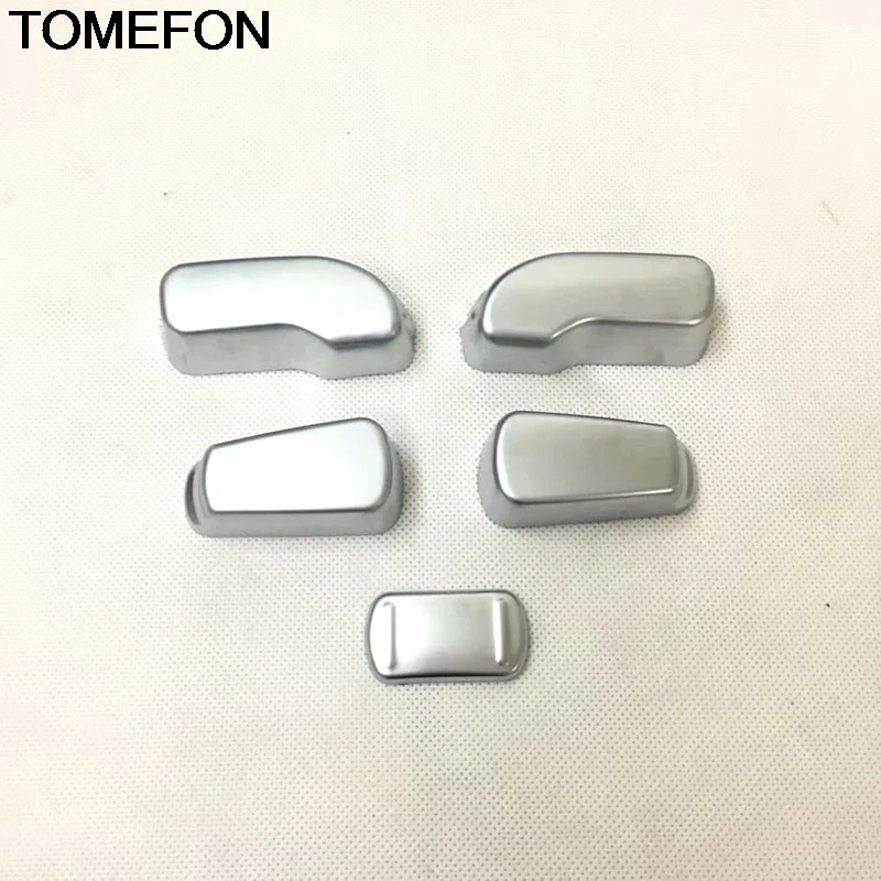 

TOMEFON For Nissan Altima Teana 2019 Front Seat Button Adjustment Switch Frame Cover Trim Interior Accessories ABS Chrome Sliver