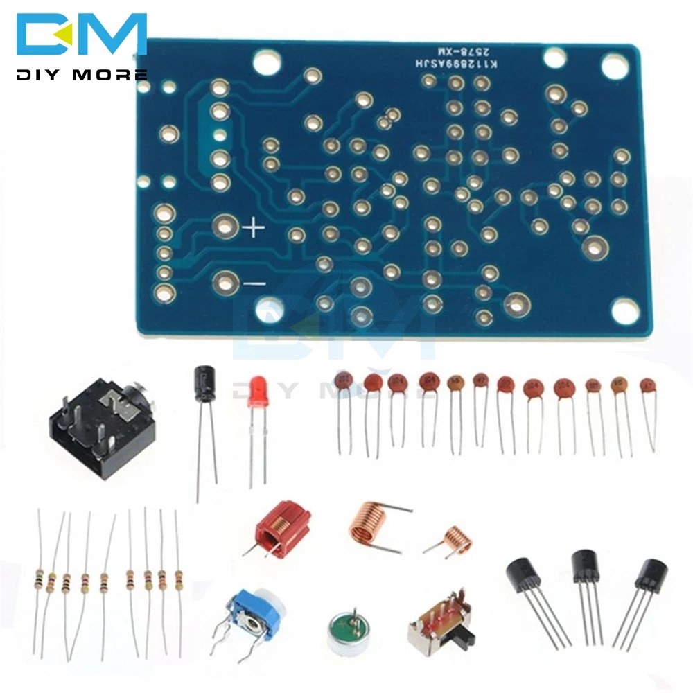 FM Wireless Microphone Suite FM Radio Transmitter DIY 1.5-9V 76-108MHz Module 20HZ-15KHZ 50 OHM DIY KIT Base Board