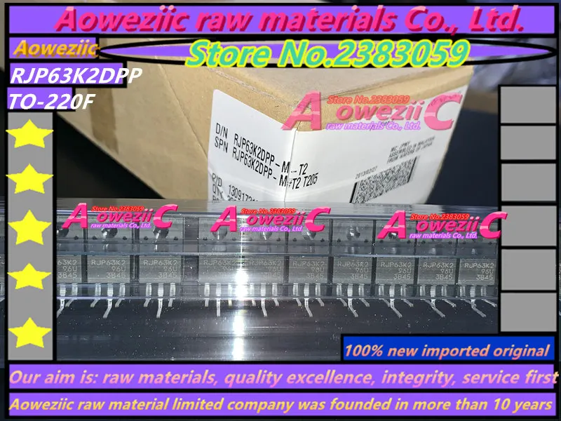 Aoweziic 100% New Imported Original RJP63K2 RJP63K2DPP TO-220F Iiquid Crystal Transistor