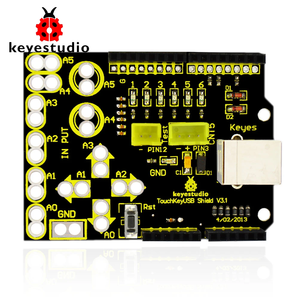 keyestudio Touch Key USB shield  for Arduino DIY Programming Projects