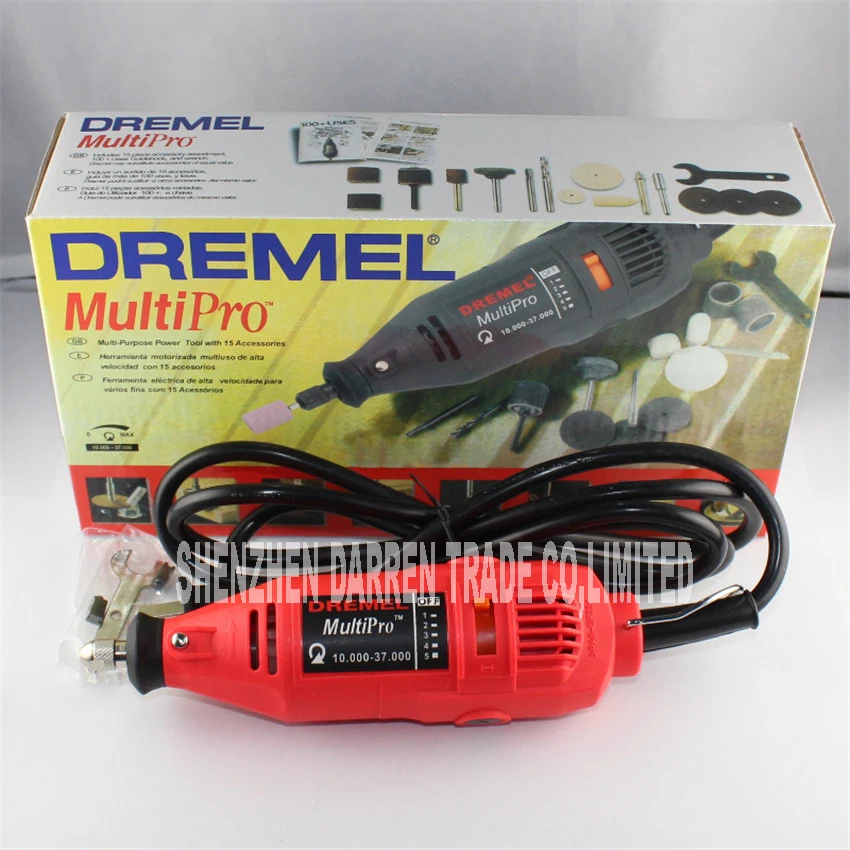 

220 вт Dremel шлифовальный станок с переменной скоростью вращения, Dremel мини дрель электрическая мельница-об/мин