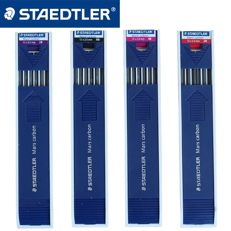 

Staedtler 2.0mm Mechanical Pencil leads red blue black (HB 2B 4B) Office&School stationery Supplies