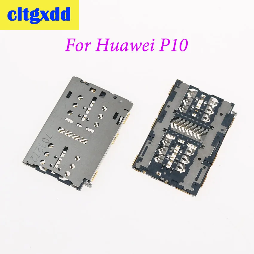 Cltgxdd Khe Cắm Sim Khay Đựng Ổ Cắm Đầu Đọc Sửa Chữa Cho Huawei P10 Đựng Thẻ Sim Kết Nối