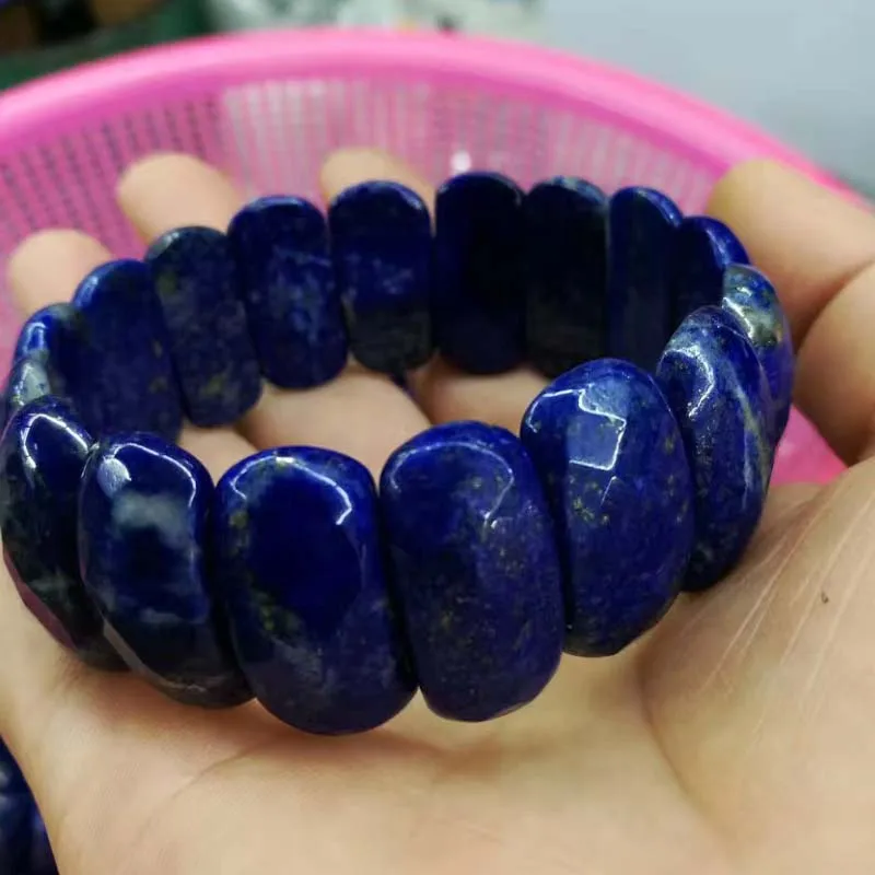 

natural lapis lazuli stone beads bracelet natural stone bracelet DIY bracelet for woman for gift wholesale !
