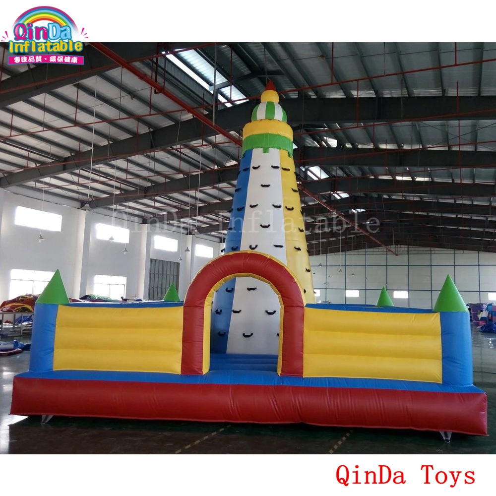 New Design Inflatable Climbing Tower Moving Rock Mountain With Free Blower,used Inflatable Climbing Wall For Sale