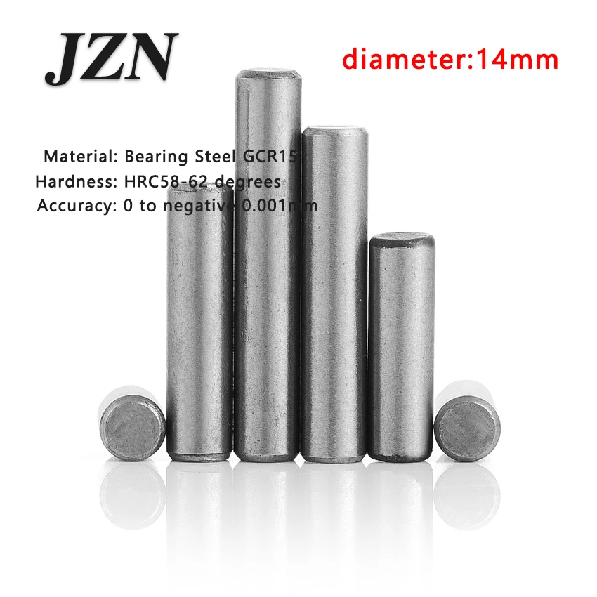 

5PCS/lot Dia 14*14 16 20 22 28 30 40 50 60 70 Bearing Steel Cylindrical Pins - Dowel Pins-Needle-Positioning pin