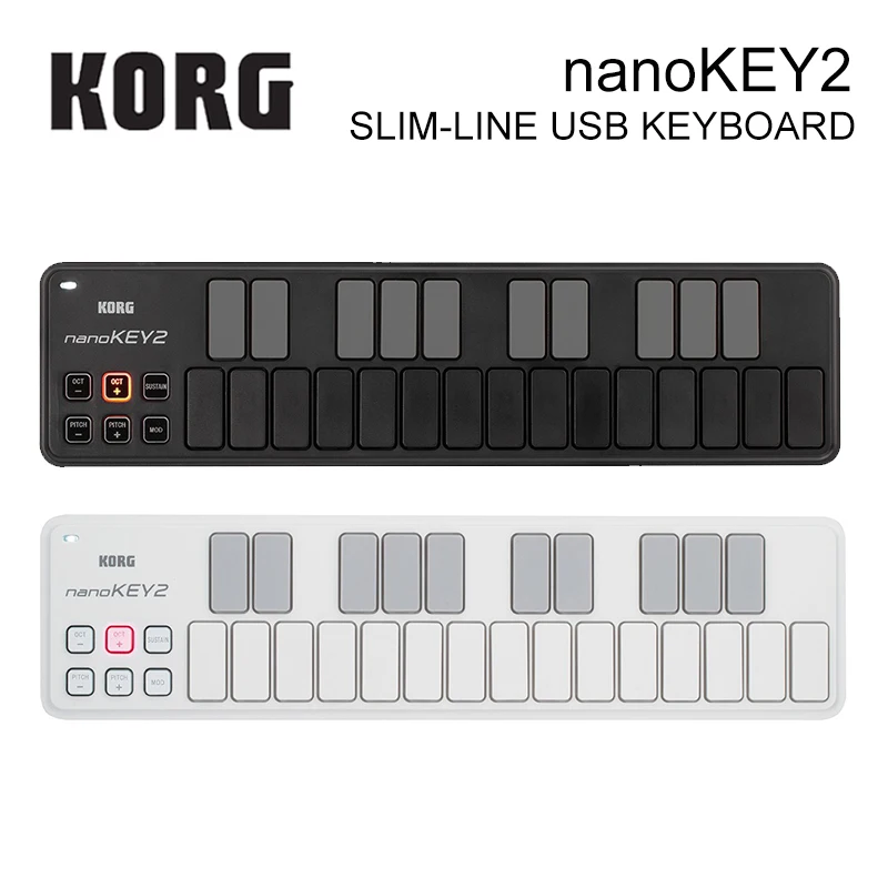 Korg nanoKEY2 nanoPAD2 nanoKONTROL2 Slim-Line USB MIDI Pads 16 Tripper Pads with USB Cable