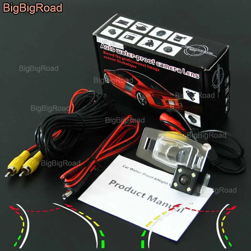 BigBigRoad Car Intelligent Dynamic Track Rear View Camera Night Vision Backup Camera For Haima FREEMA / Haima7