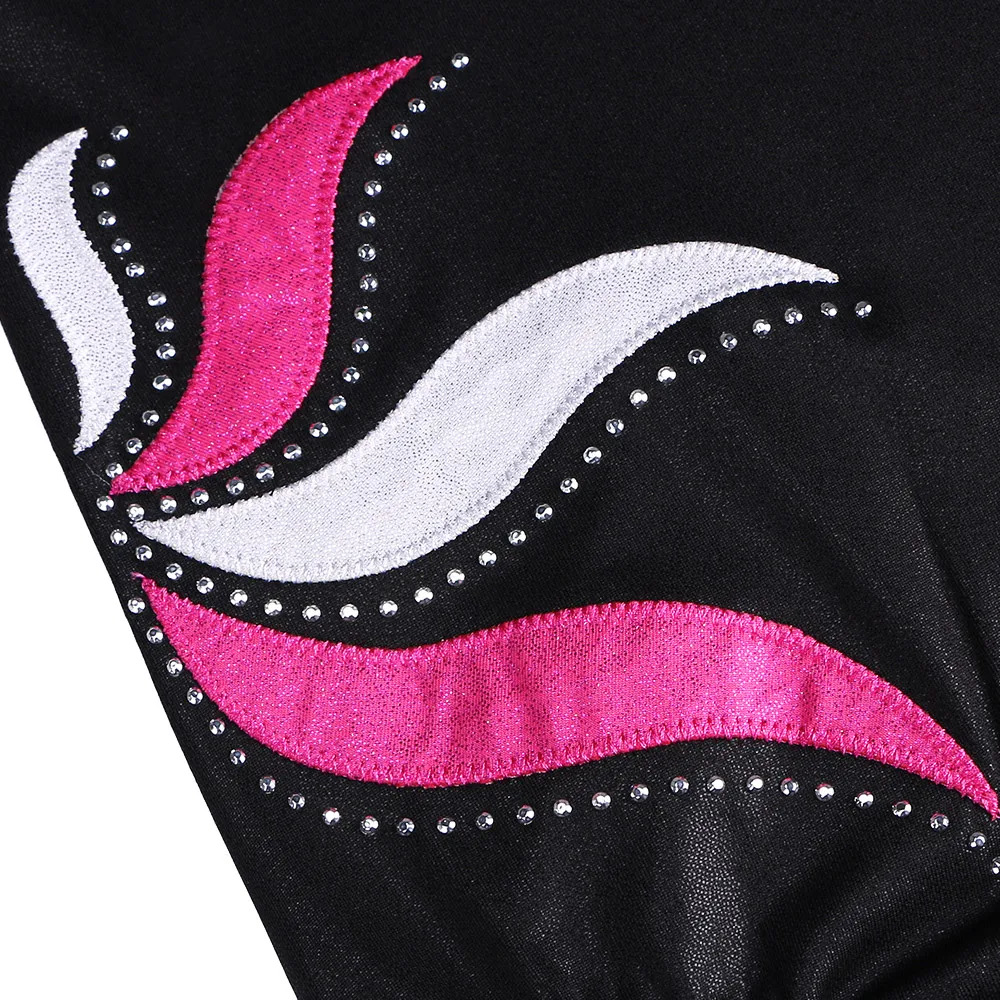 BAOHULU Girls Ballet Leotards for Gymnastic Long Sleeve Ballet Tutu Dance Wear Athletic Dancing Leotards Girls Training Costumes