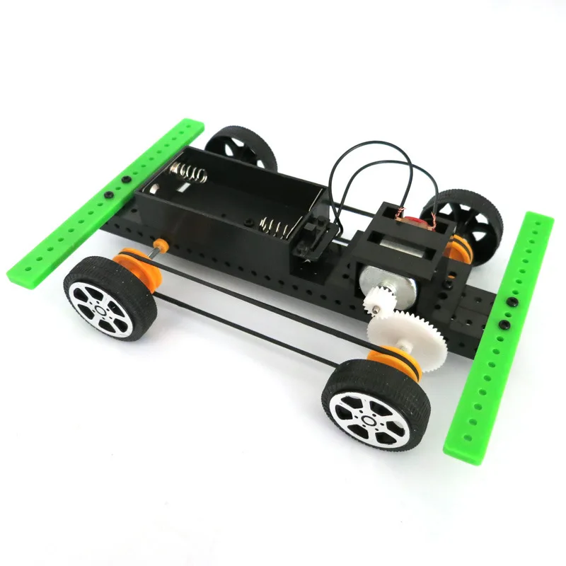 Puzzle DIY Assembled Car Toy Kids Early Education Supplies Physics Science Experiment Simple Learning Tool Supplies Toy