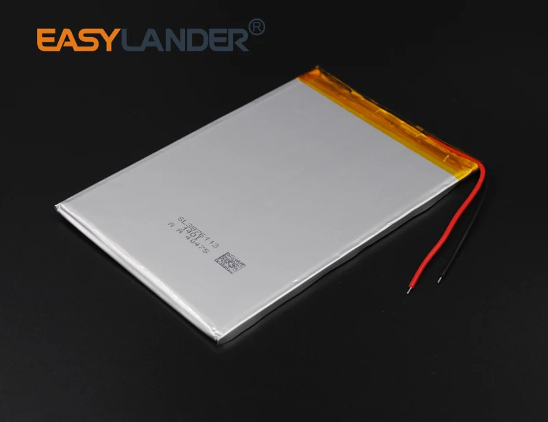 Baterai Li-ion Polimer Li Isi Ulang 3.7V 3600MAh 3876113 untuk Lampu Keamanan Elektronik Tablet PC Notebook Bluetooth