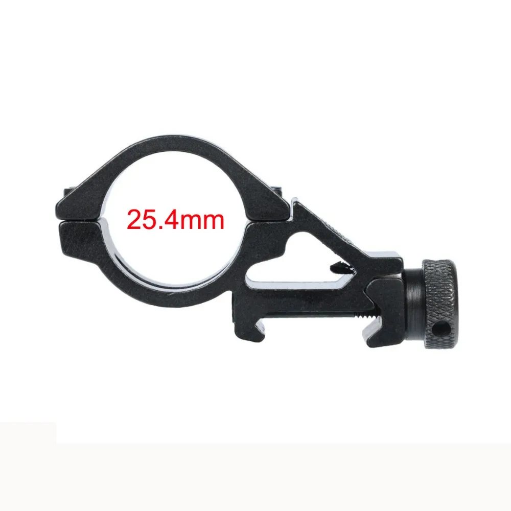 M4 AR 15 Accessories Tactical 30mm 25.4mm Offset Green Red Laser Flashlight Rifle Scope Mount Fit 20mm Picatinny Weaver Rail