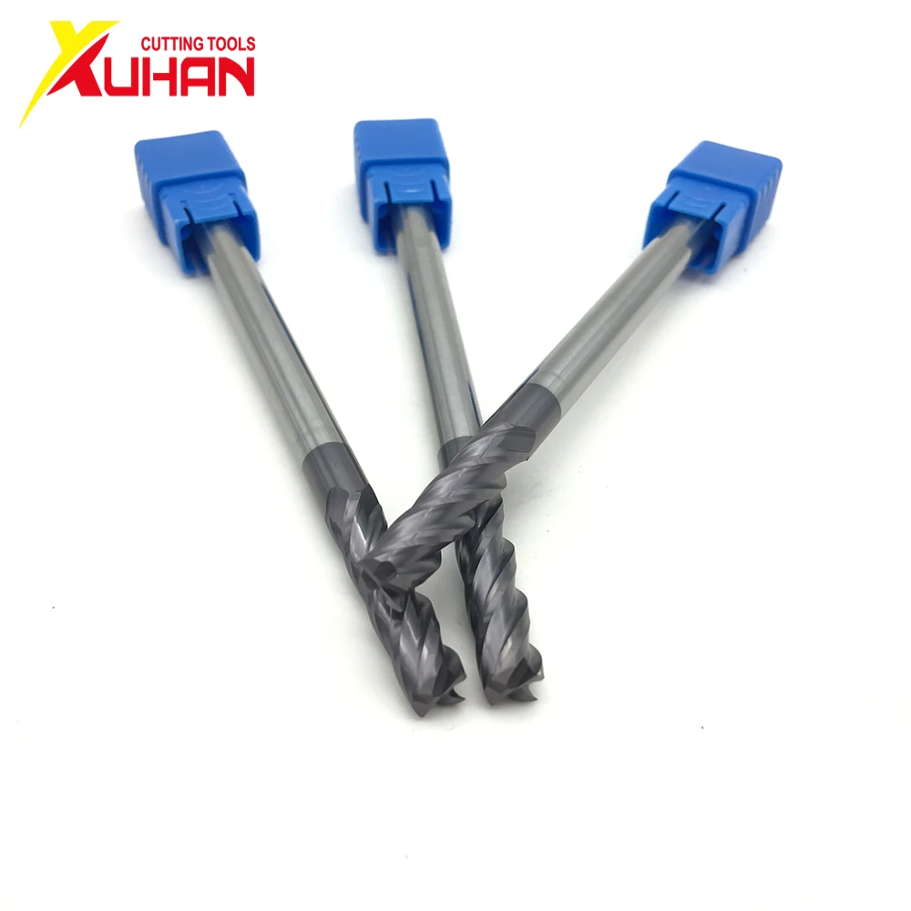 4 الناي Φ6.0 * 6D * 150L HRC50 آلة تحكم رقمي بالكمبيوتر الصلبة كربيد endmill التنغستن الصلب قاطعة المطحنة نهاية مطحنة أداة القطع endmill