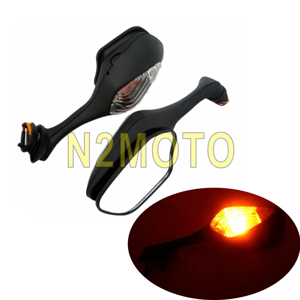

Motorcycle Rearview Mirrors with Turn Signal Indicator Side Mirror for Honda CBR 1000RR CBR1000RR 2008-2012