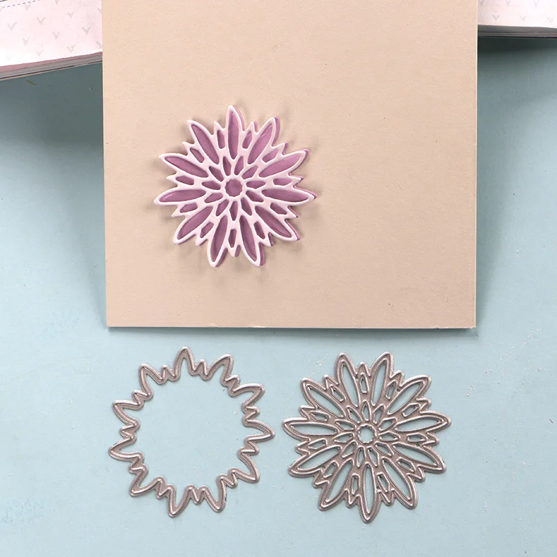 DUOFEN METAL CUTTING DIES varieties of lace small flowers and branches stencil for DIY papercraft projects Scrapbook Paper Album