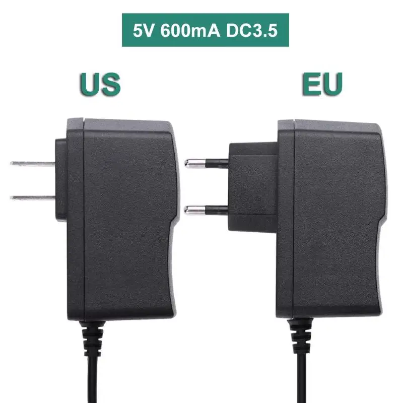 5V 0.6A Charger Adapter DC3.5x1.35 Converterแหล่งจ่ายไฟสำหรับTP-LINK Router US/EU Plug