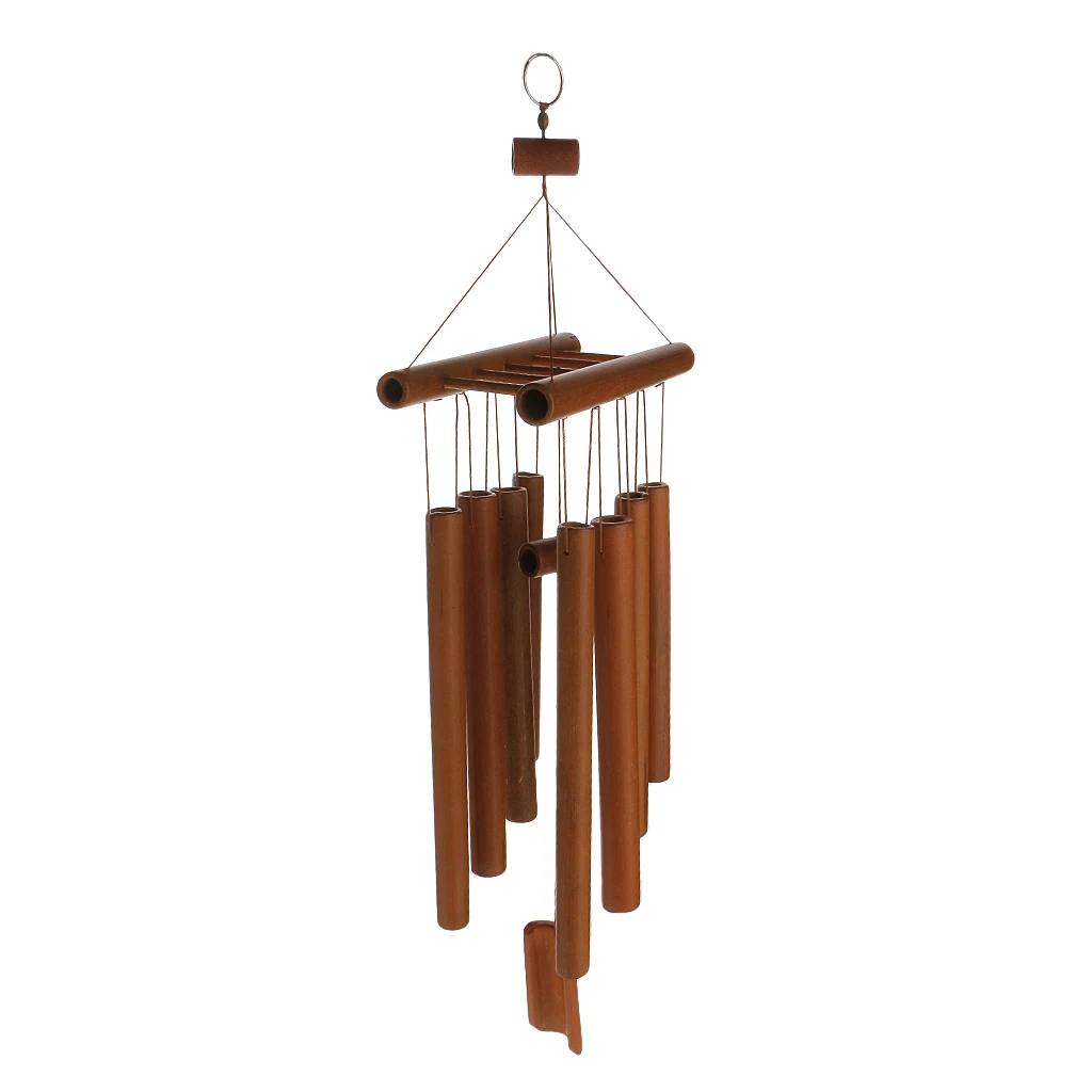 58cm Windchime Yard Garden Wind Bell Outdoor Wind Chimes Decor Gift Wood Decoration Wind Chimes Chime Tubes