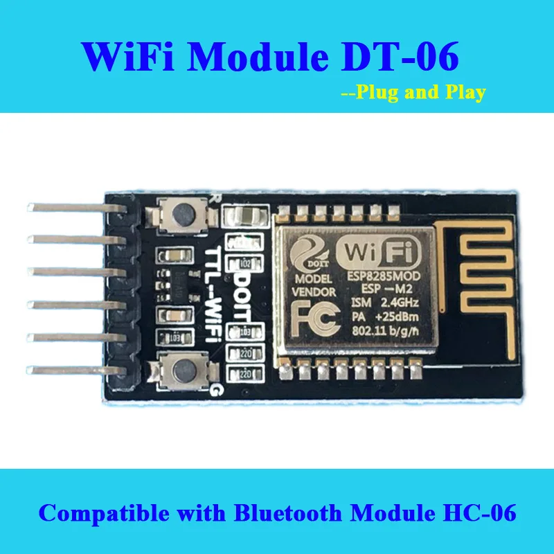 DOIT easy use DT-06 Wireless WiFi Serial Port Transparent Transmission Module similar Bluetooth HC-06  TTL to WiFi diy rc toy