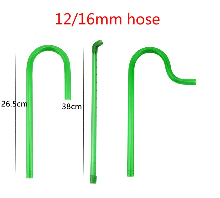 New External Aquarium Filter Canister Tube Bend Inflow Outflow Rainbar Kit Tube Hose Aquarium Filter Accessories 12mm or 16mm