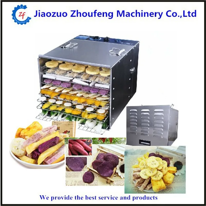 Cibo disidratatore frutta verdura macchina di essiccazione frutta disidratatore erbe a base di carne in acciaio inox di elettrodomestico da cucina 10 vassoi ZF