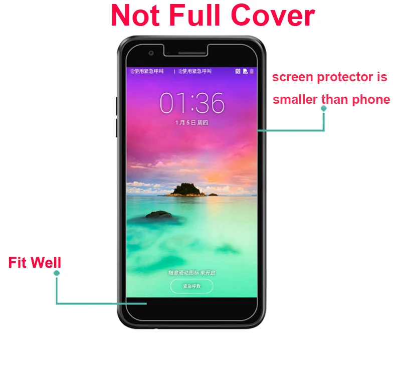 2.5D 0.26mm Ultra Tempered Glass For Vertex Impress Lion dual cam (3G) Toughened Protector Film Protective Screen Case Universal